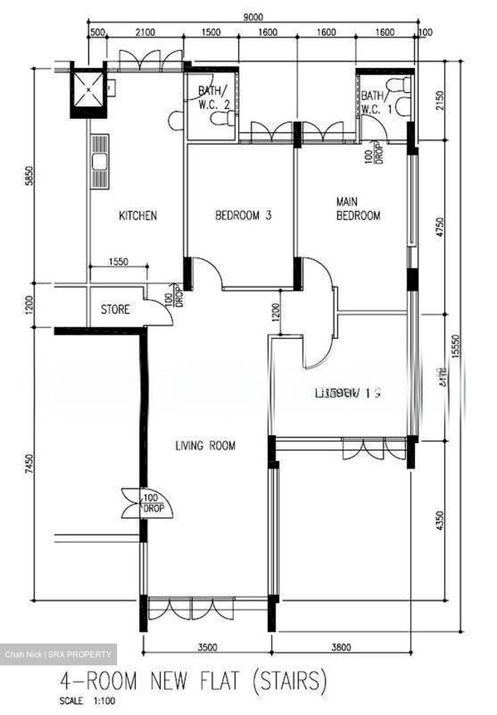 Blk 124 Bukit Batok Central (Bukit Batok), HDB 4 Rooms #621822671